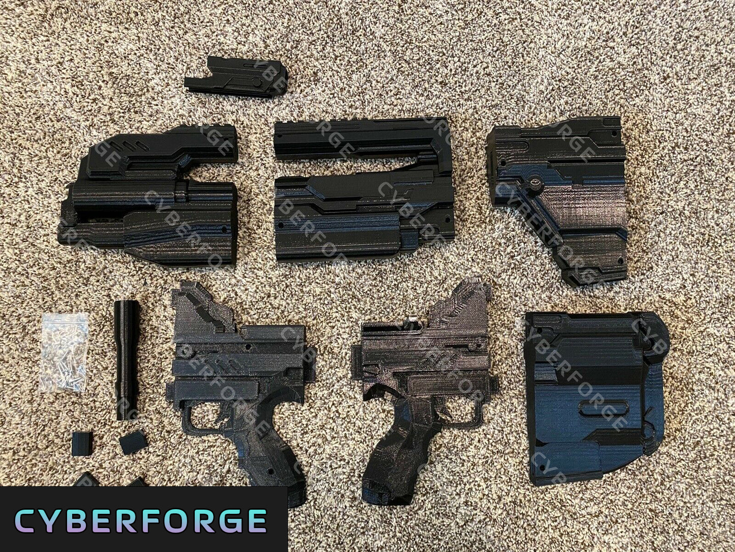 PROP KIT Battle Rifle BR Like The One In The Halo Series, 3d printed, Cosplay