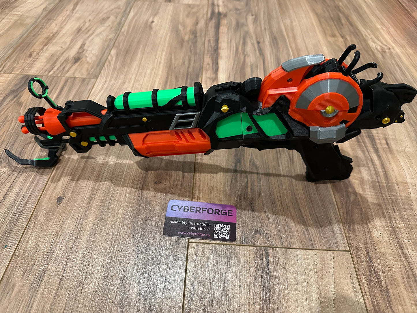 Zombie Ray Gun Mark2 Colored, 3d printed, Cosplay Raygun Mark 2 Kit