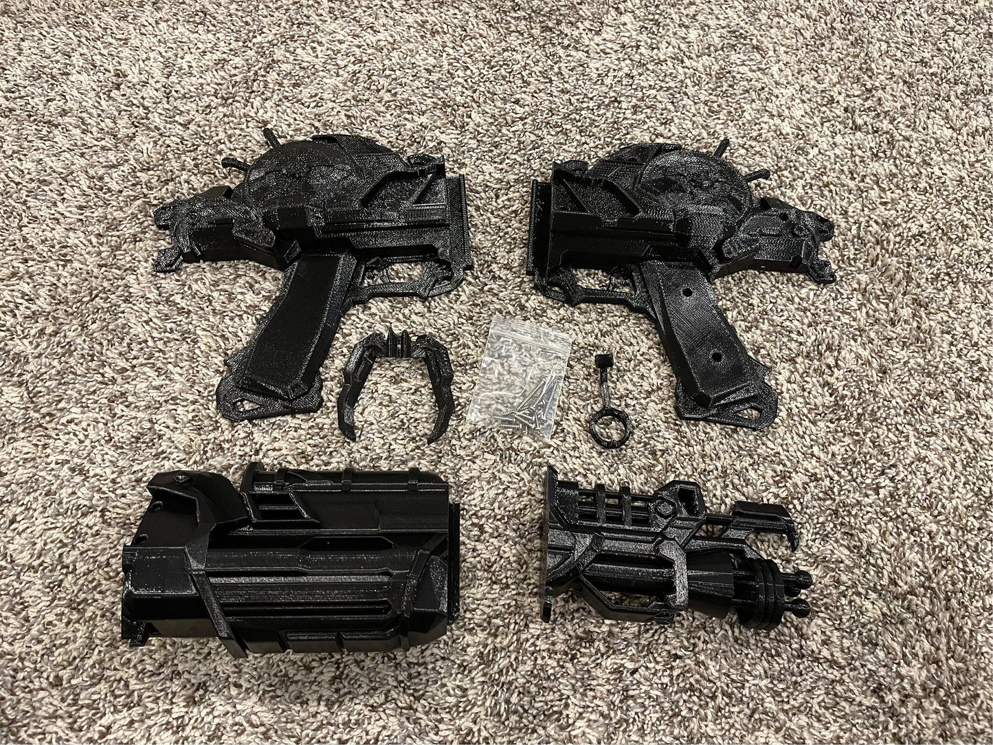 Zombie Ray Gun Mark2 Colored, 3d printed, Cosplay Raygun Mark 2 Kit
